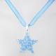 Star - Delphinus-Blue Organza - 2